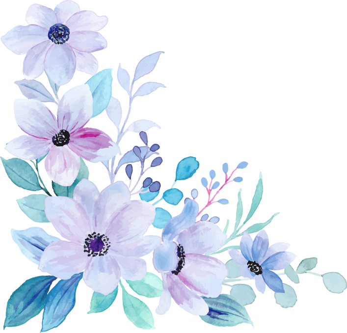 Watercolor Floral Arrangement