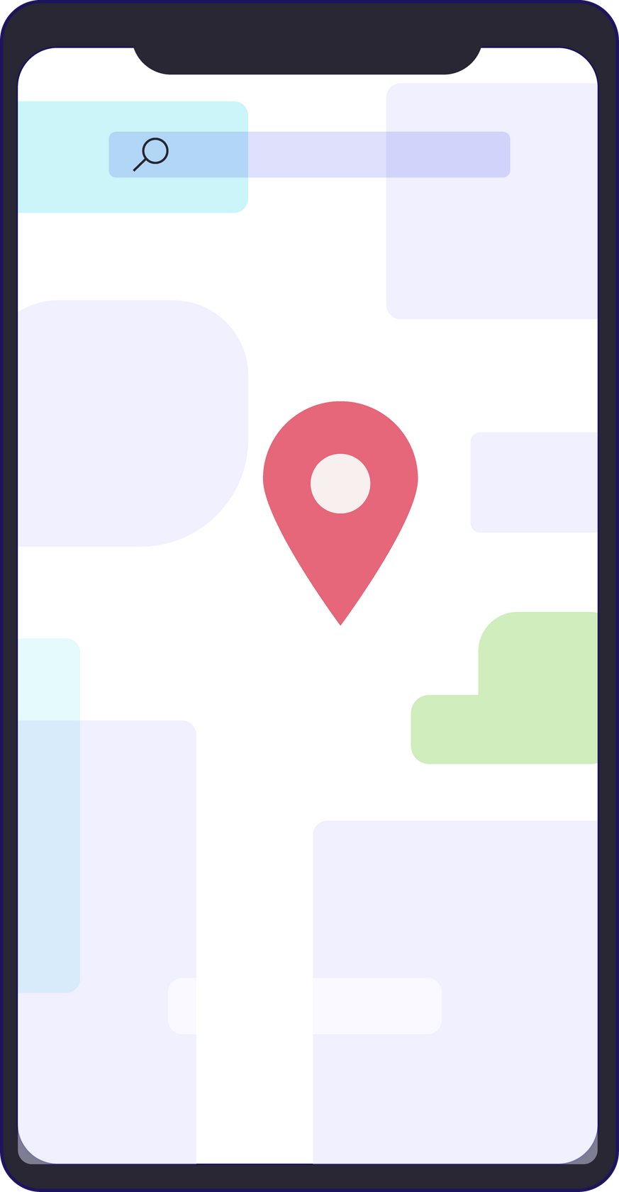 smartphone city map GPS