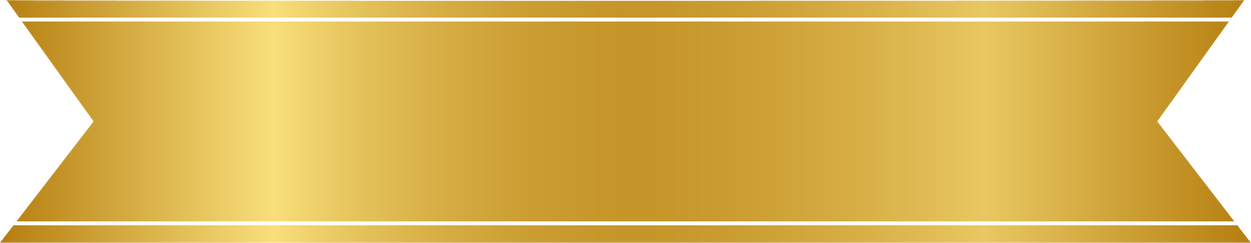 Gold ribbon ornament